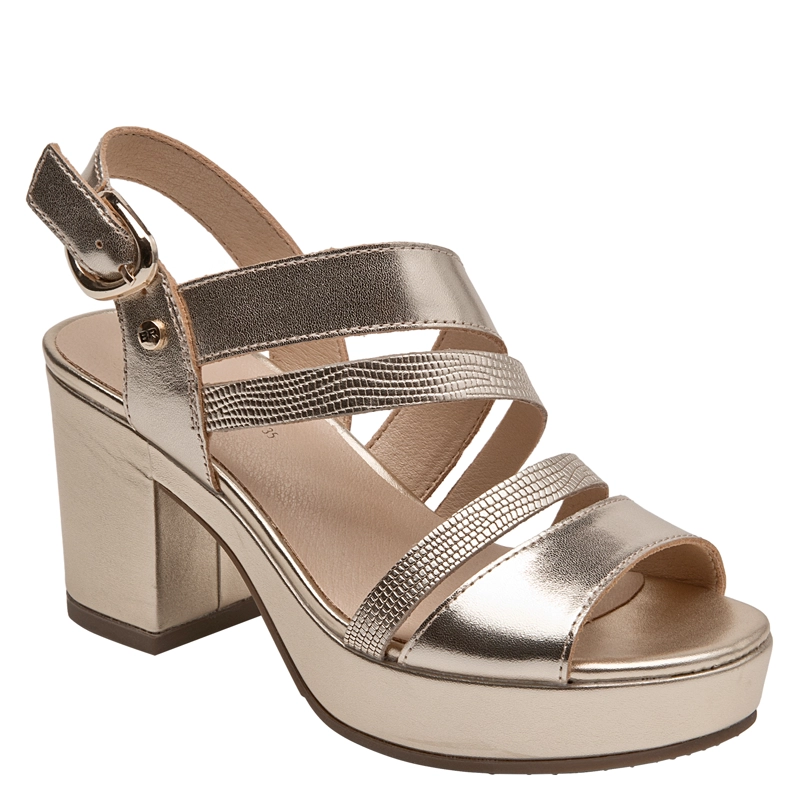 SANDALIA CASUAL MUJER BRUNO ROSSI - BRM0422 | DORADO - 7