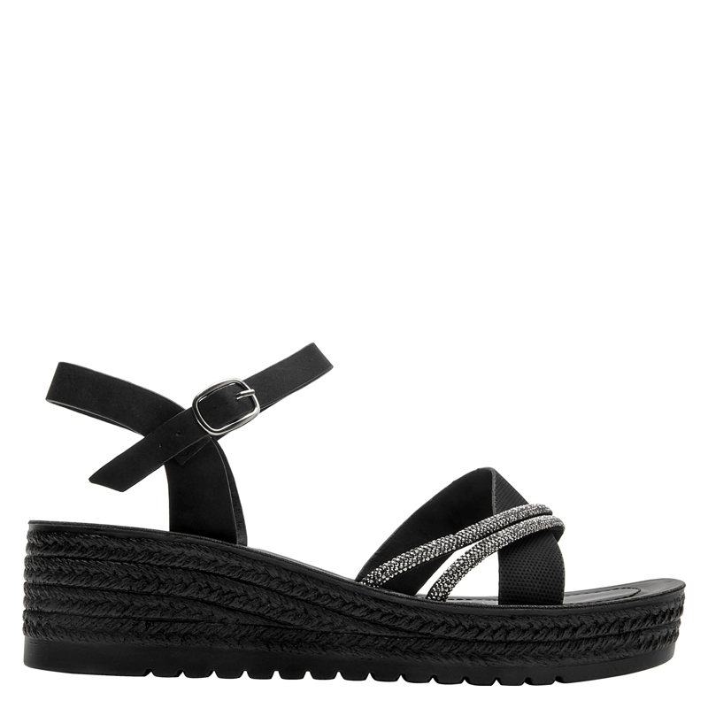 SANDALIA CASUAL MUJER BRUNO ROSSI - BRM0491 | NEGRO - 1