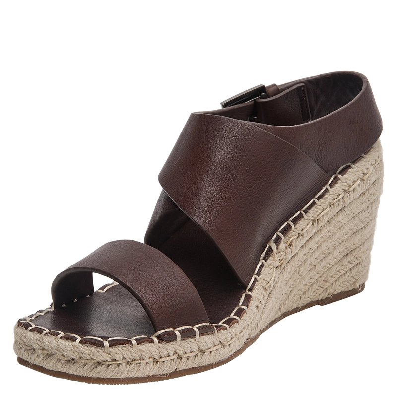 SANDALIA CASUAL MUJER POLLINI - POM0381 | MARRON OSCURO - 5