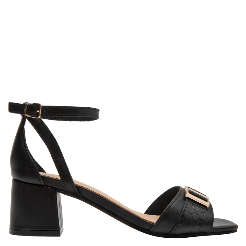 SANDALIA CASUAL MUJER POLLINI - POM0302 | NEGRO - 6