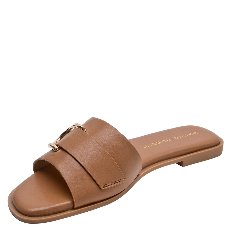 SANDALIA CASUAL MUJER BRUNO ROSSI - BRM0485 | MARRON CLARO - 6