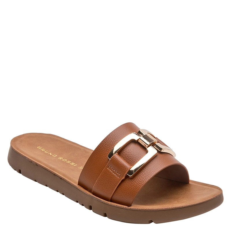 SANDALIA CASUAL MUJER BRUNO ROSSI - BRM0490 | MARRON CLARO - 2