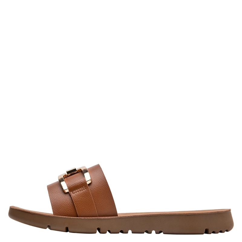 SANDALIA CASUAL MUJER BRUNO ROSSI - BRM0490 | MARRON CLARO - 4