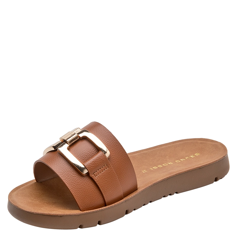 SANDALIA CASUAL MUJER BRUNO ROSSI - BRM0490 | MARRON CLARO - 5