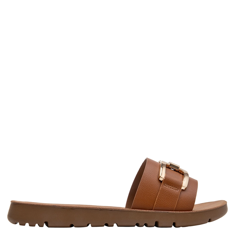 SANDALIA CASUAL MUJER BRUNO ROSSI - BRM0490 | MARRON CLARO - 6