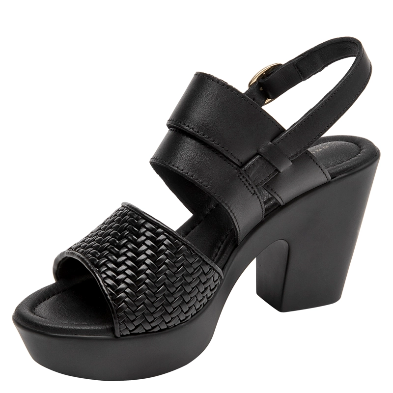 SANDALIA CASUAL MUJER BRUNO ROSSI - BRM0420 | NEGRO - 5