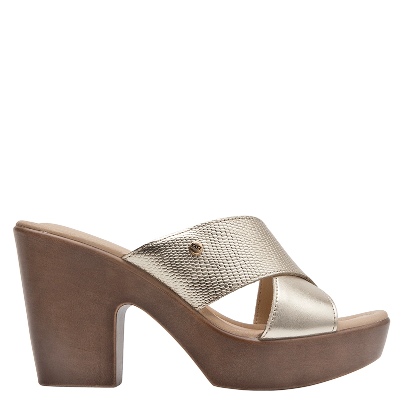 SANDALIA CASUAL MUJER BRUNO ROSSI - BRM0419 | DORADO - 2