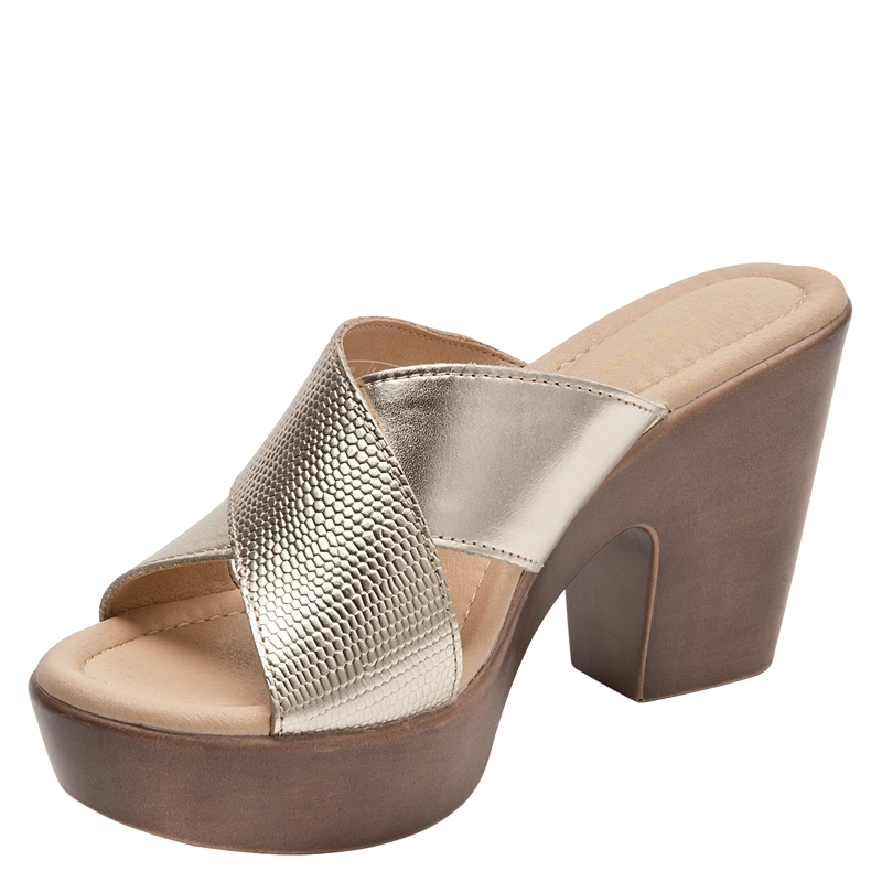 SANDALIA CASUAL MUJER BRUNO ROSSI - BRM0419 | DORADO - 6