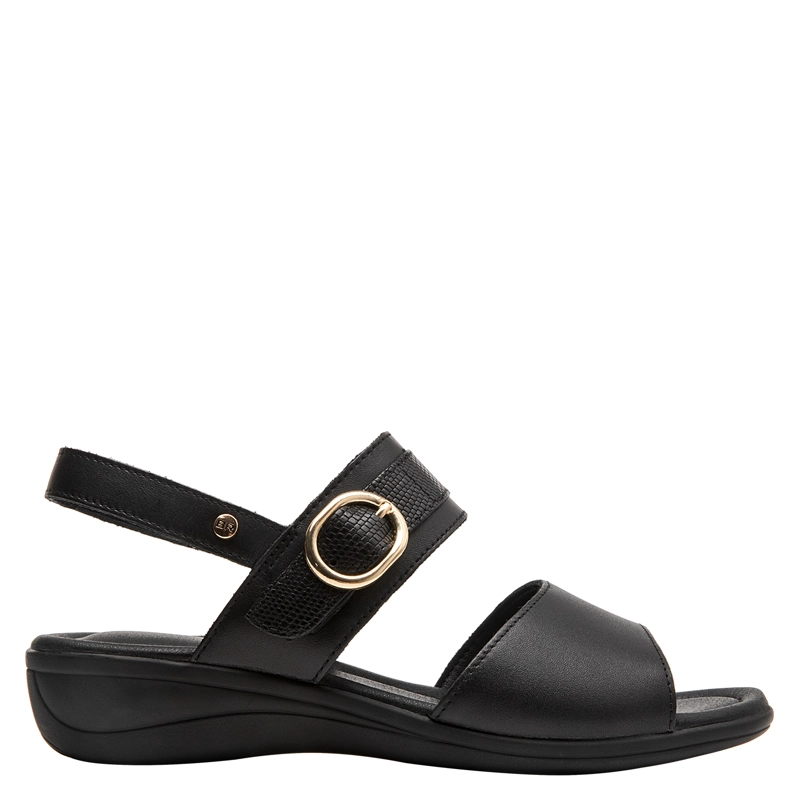 SANDALIA CASUAL MUJER BRUNO ROSSI - BRM0401 | NEGRO - 2