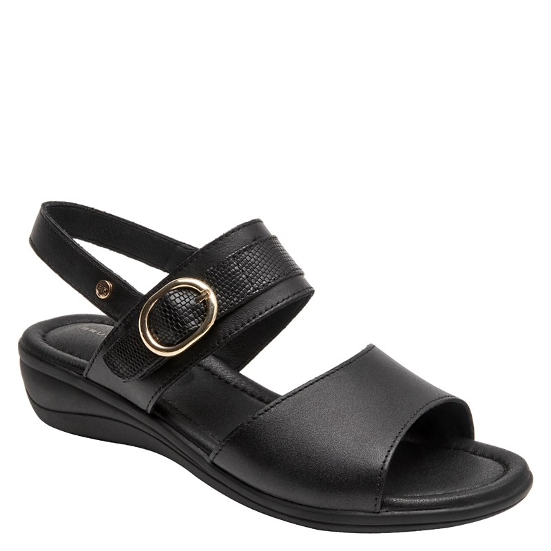 SANDALIA CASUAL MUJER BRUNO ROSSI - BRM0401 | NEGRO - 3