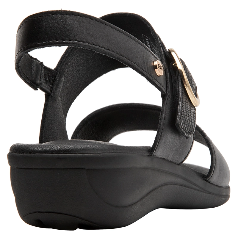 SANDALIA CASUAL MUJER BRUNO ROSSI - BRM0401 | NEGRO - 4