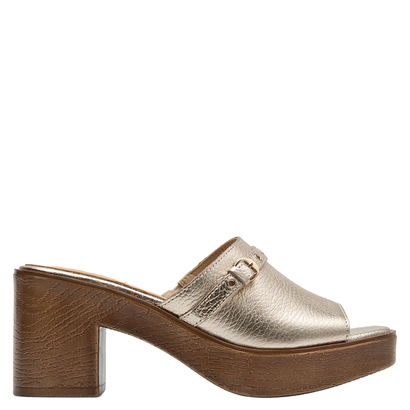 SANDALIA CASUAL MUJER POLLINI - POM0304 | DORADO - 1