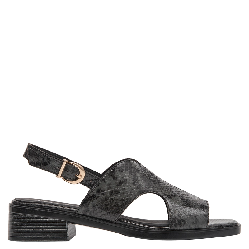 SANDALIA CASUAL MUJER POLLINI - POM0384 | NEGRO - 6