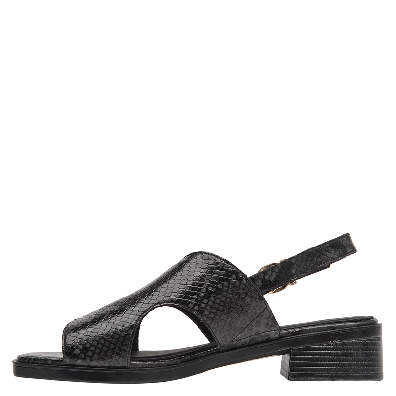 SANDALIA CASUAL MUJER POLLINI - POM0384 | NEGRO - 9