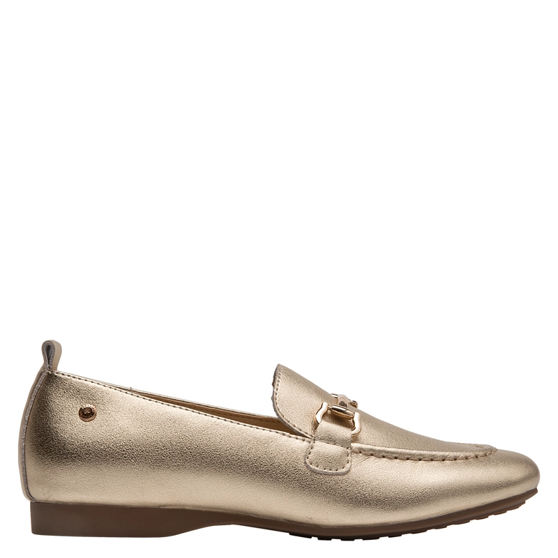 MOCASIN CASUAL MUJER POLLINI - POM0390 | DORADO - 1