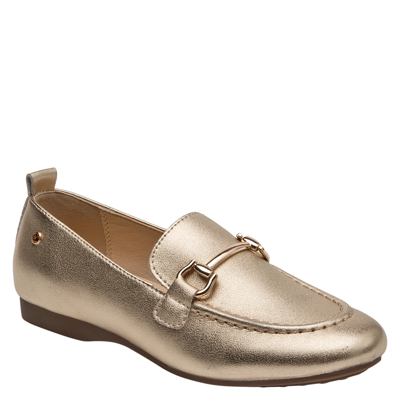 MOCASIN CASUAL MUJER POLLINI - POM0390 | DORADO - 2