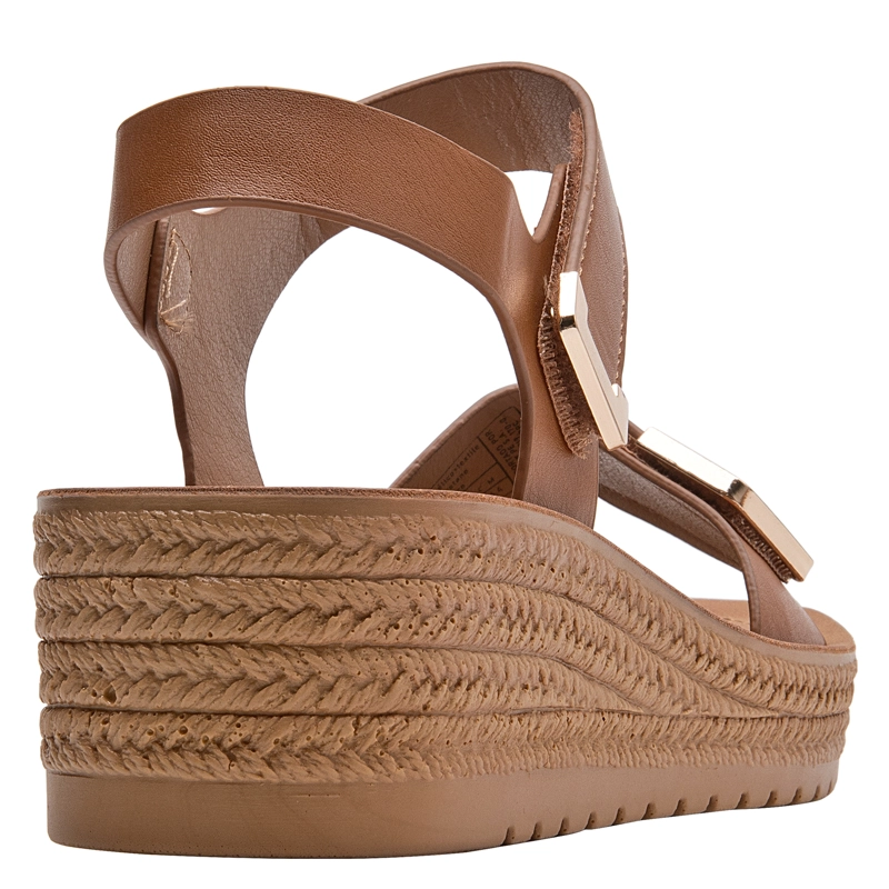 SANDALIA CASUAL MUJER BRUNO ROSSI - BRM0489 | MARRON CLARO - 3