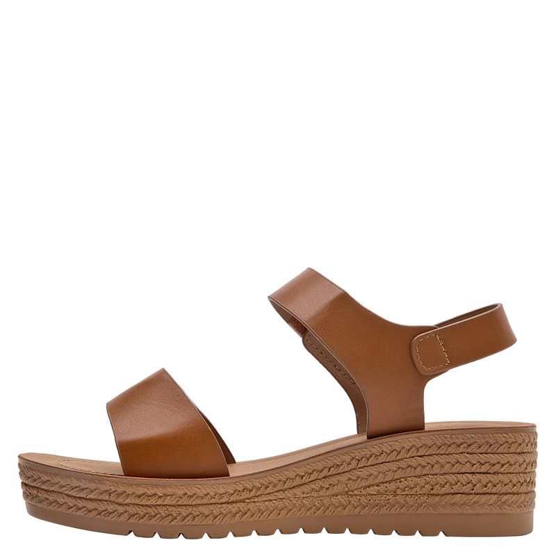 SANDALIA CASUAL MUJER BRUNO ROSSI - BRM0489 | MARRON CLARO - 4