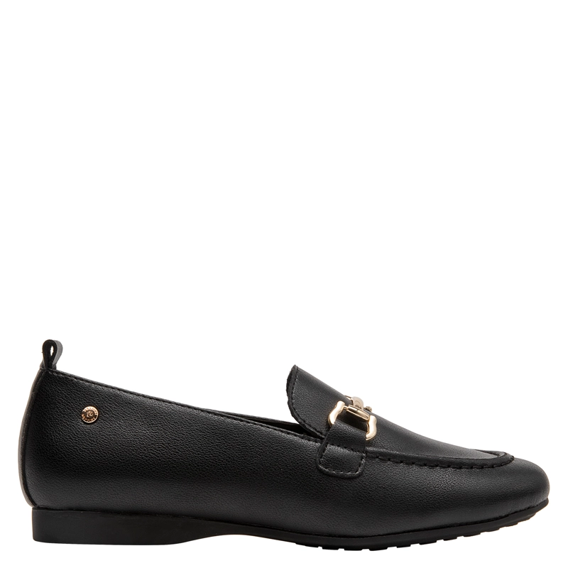 MOCASIN CASUAL MUJER POLLINI - POM0390 | NEGRO - 1