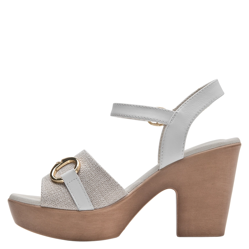 SANDALIA CASUAL MUJER BRUNO ROSSI - BRM0417 | BLANCO - 4