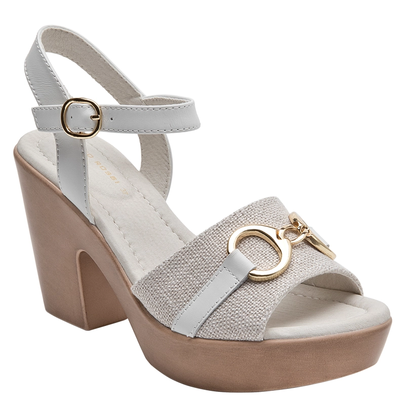 SANDALIA CASUAL MUJER BRUNO ROSSI - BRM0417 | BLANCO - 7
