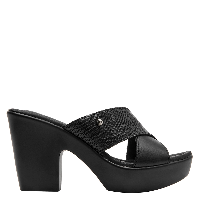 SANDALIA CASUAL MUJER BRUNO ROSSI - BRM0419 | NEGRO - 1