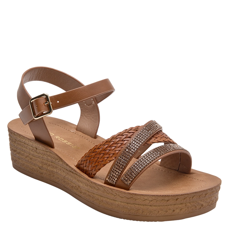 SANDALIA CASUAL MUJER BRUNO ROSSI - BRM0481 | MARRON CLARO - 2