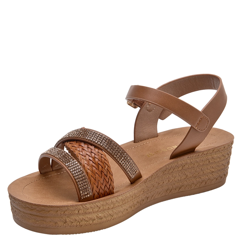 SANDALIA CASUAL MUJER BRUNO ROSSI - BRM0481 | MARRON CLARO - 5
