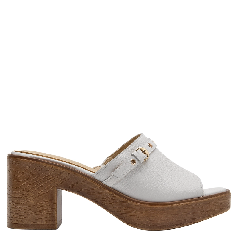 SANDALIA CASUAL MUJER POLLINI - POM0304 | BLANCO - 1