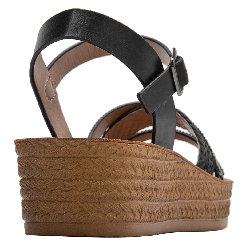 SANDALIA CASUAL MUJER BRUNO ROSSI - BRM0481 | NEGRO - 3