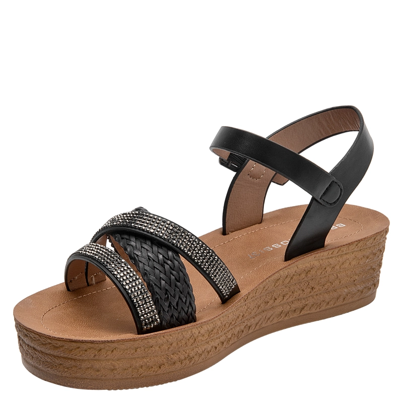 SANDALIA CASUAL MUJER BRUNO ROSSI - BRM0481 | NEGRO - 5