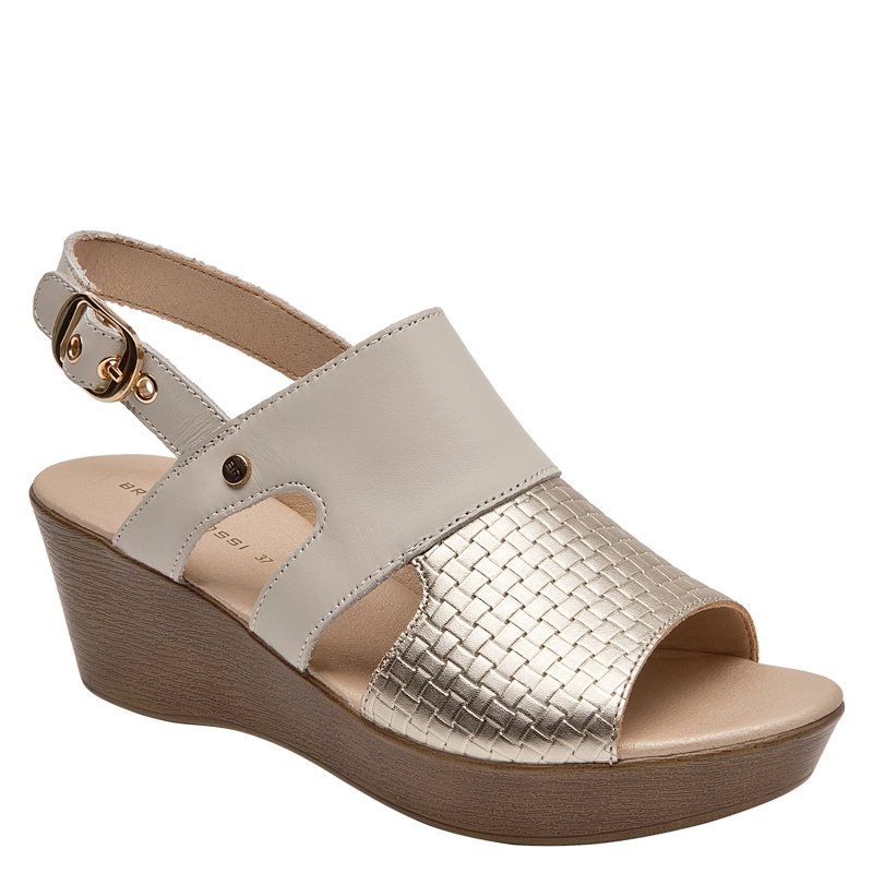 SANDALIA CASUAL MUJER BRUNO ROSSI - BRM0406 | BEIGE - 3