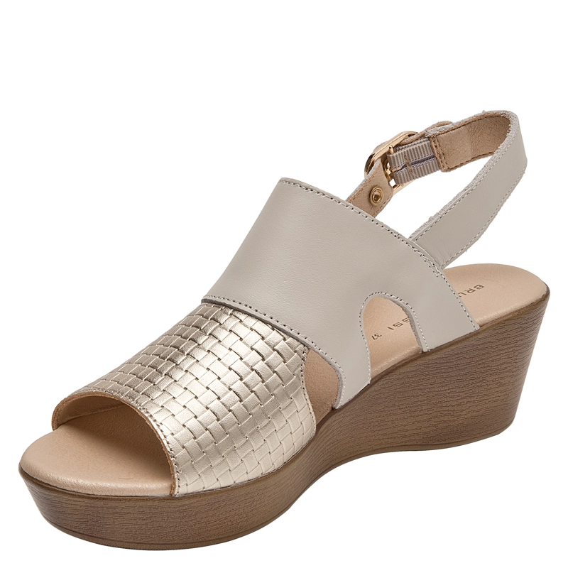 SANDALIA CASUAL MUJER BRUNO ROSSI - BRM0406 | BEIGE - 5