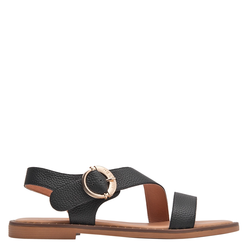 SANDALIA CASUAL MUJER POLLINI - POM0387 | NEGRO - 1