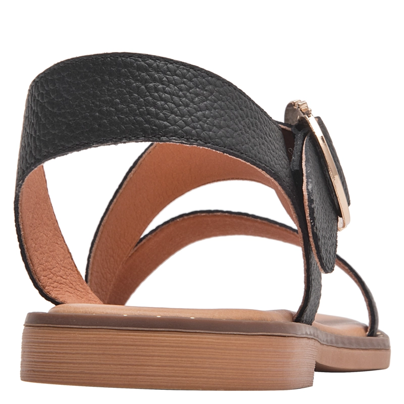 SANDALIA CASUAL MUJER POLLINI - POM0387 | NEGRO - 3