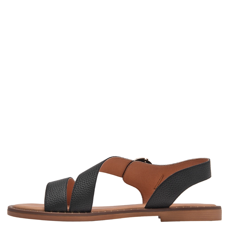 SANDALIA CASUAL MUJER POLLINI - POM0387 | NEGRO - 4