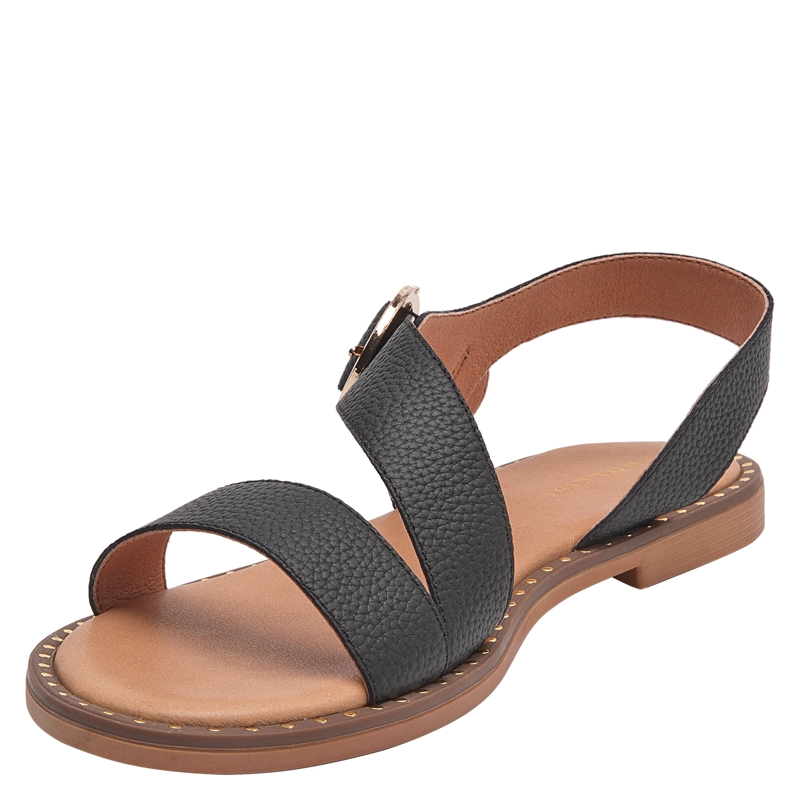 SANDALIA CASUAL MUJER POLLINI - POM0387 | NEGRO - 5