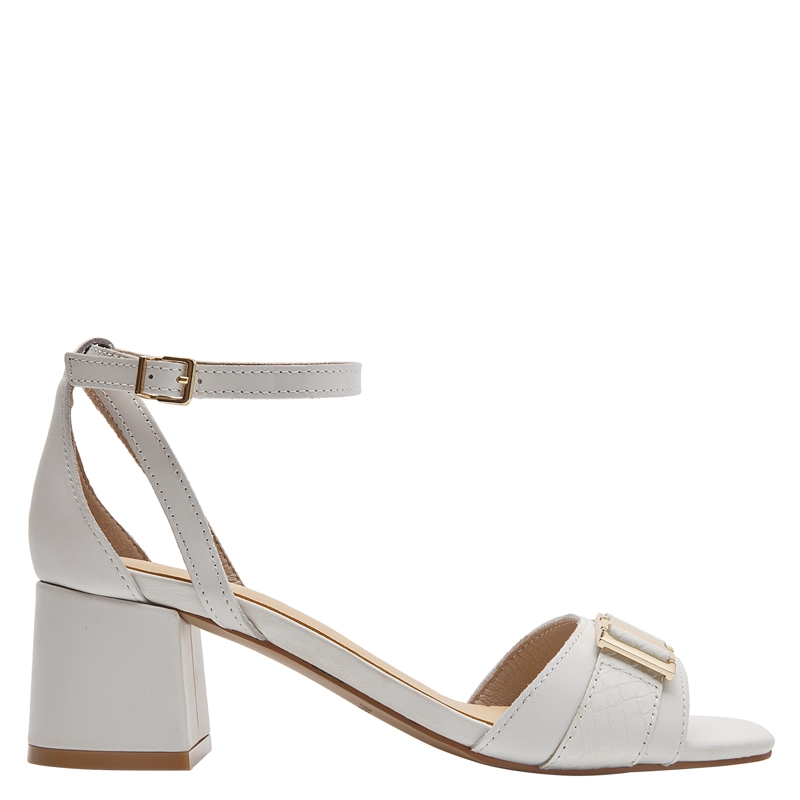 SANDALIA CASUAL MUJER POLLINI - POM0302 | BLANCO - 2