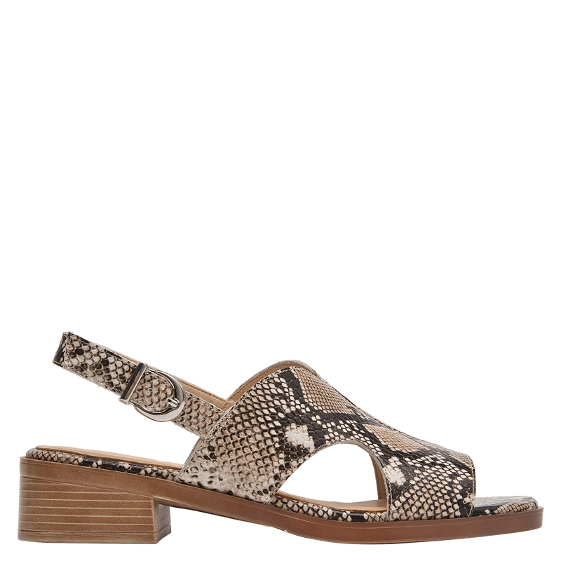 SANDALIA CASUAL MUJER POLLINI - POM0384 | MARRON - 1