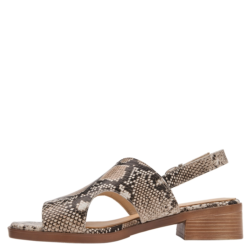 SANDALIA CASUAL MUJER POLLINI - POM0384 | MARRON - 4