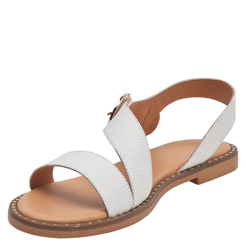 SANDALIA CASUAL MUJER POLLINI - POM0387 | BLANCO - 5