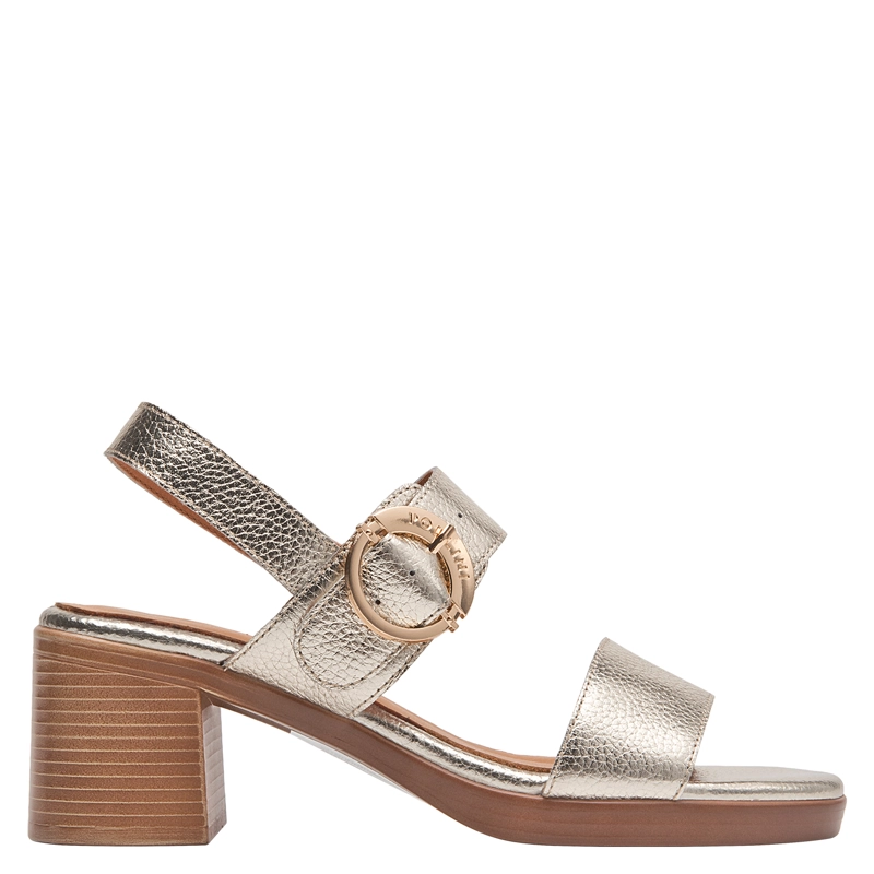 SANDALIA CASUAL MUJER POLLINI - POM0385 | DORADO - 1
