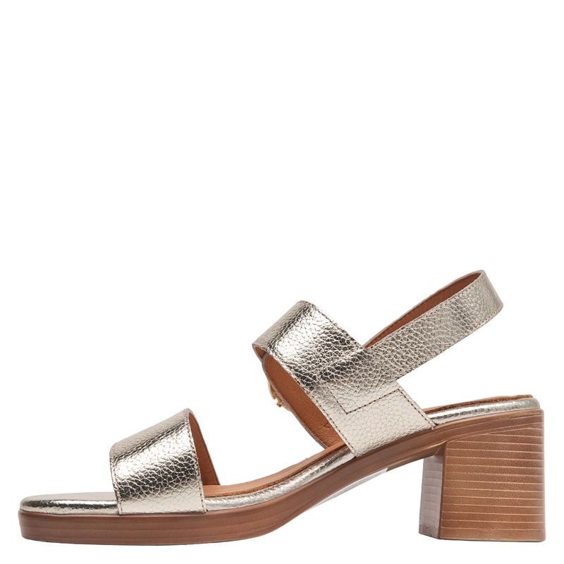 SANDALIA CASUAL MUJER POLLINI - POM0385 | DORADO - 4