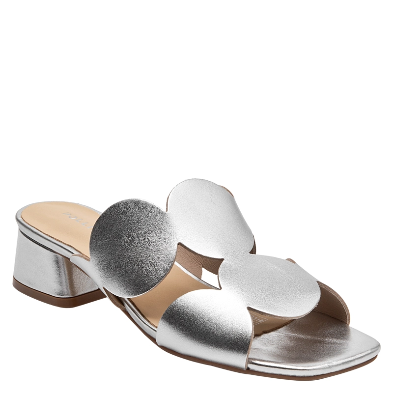 SANDALIA CASUAL MUJER POLLINI - POM0318 | PLATEADO - 3
