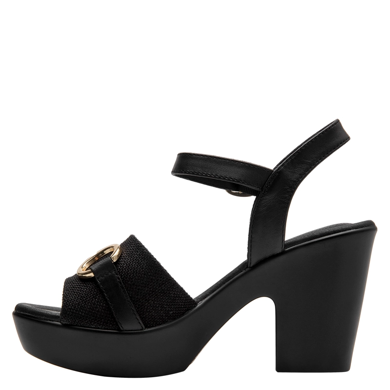 SANDALIA CASUAL MUJER BRUNO ROSSI - BRM0417 | NEGRO - 4