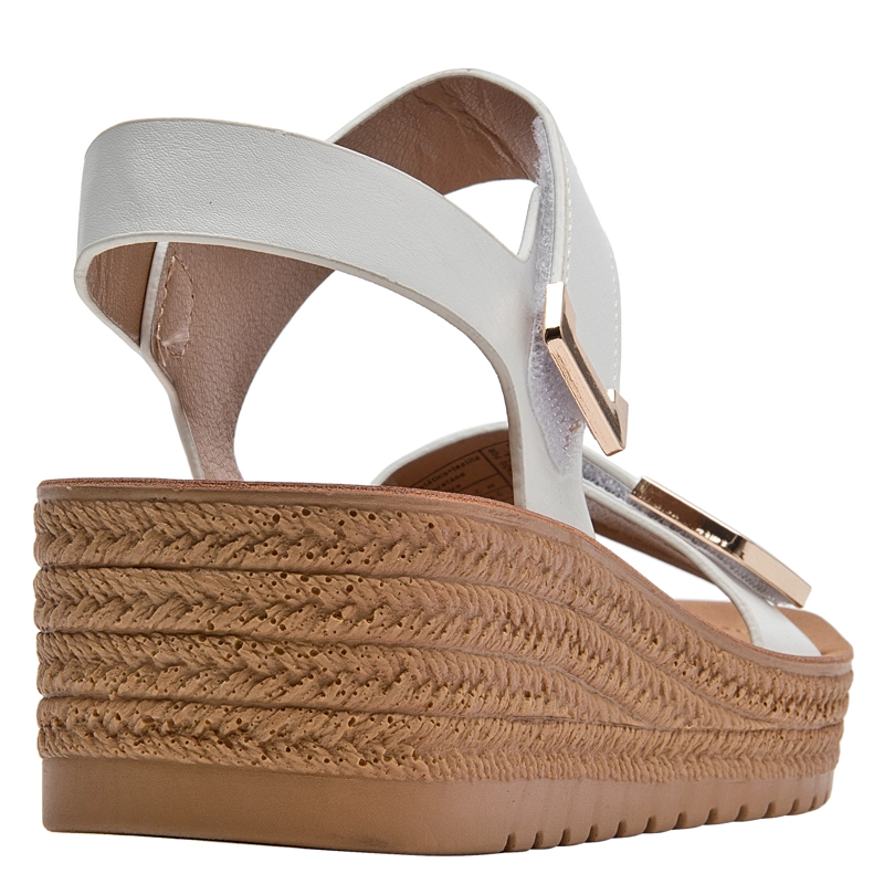 SANDALIA CASUAL MUJER BRUNO ROSSI - BRM0489 | BLANCO - 3
