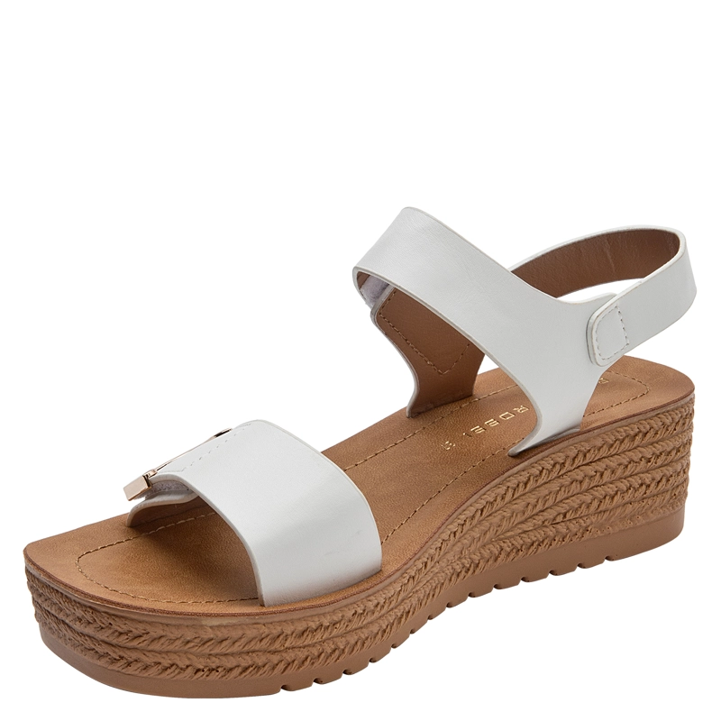 SANDALIA CASUAL MUJER BRUNO ROSSI - BRM0489 | BLANCO - 5