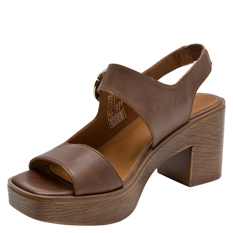 SANDALIA CASUAL MUJER POLLINI - POM0305 | MARRON OSCURO - 5
