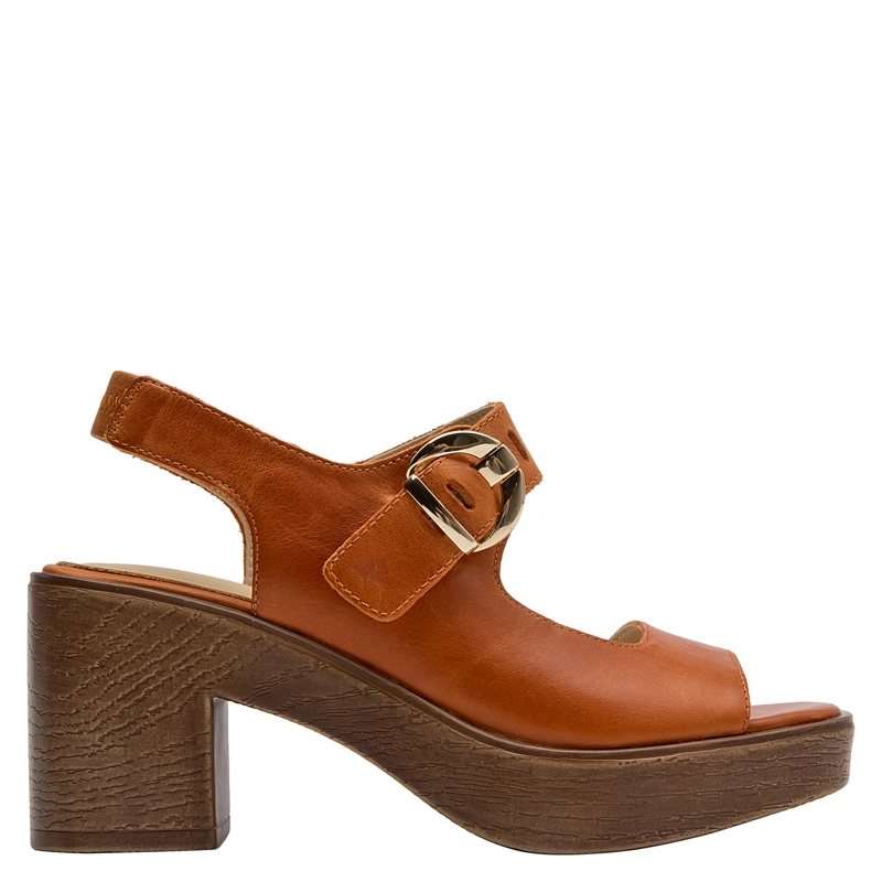 SANDALIA CASUAL MUJER POLLINI - POM0305 | MARRON OSCURO - 6