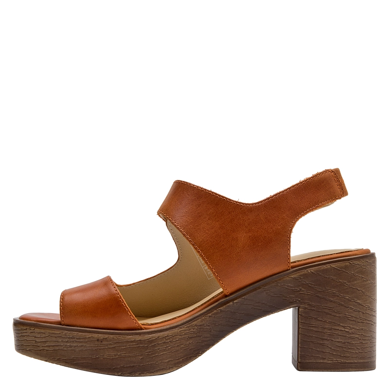 SANDALIA CASUAL MUJER POLLINI - POM0305 | MARRON OSCURO - 9